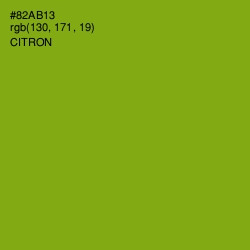 #82AB13 - Citron Color Image
