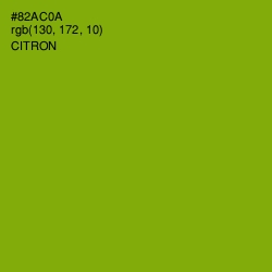 #82AC0A - Citron Color Image