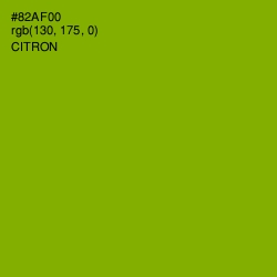 #82AF00 - Citron Color Image