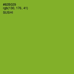 #82B029 - Sushi Color Image