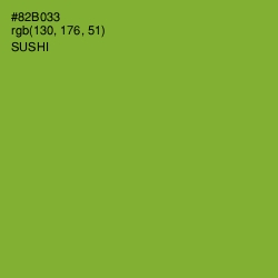 #82B033 - Sushi Color Image