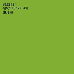 #82B131 - Sushi Color Image