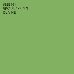 #82B161 - Olivine Color Image