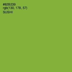 #82B239 - Sushi Color Image