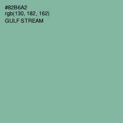 #82B6A2 - Gulf Stream Color Image