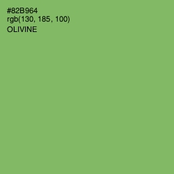 #82B964 - Olivine Color Image