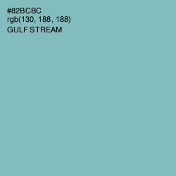 #82BCBC - Gulf Stream Color Image