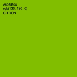 #82BE00 - Citron Color Image