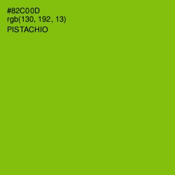 #82C00D - Pistachio Color Image