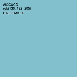 #82C0CD - Half Baked Color Image