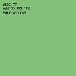 #82C177 - Wild Willow Color Image