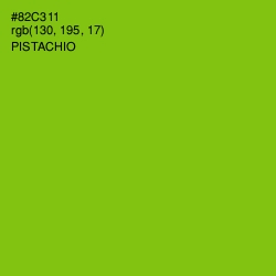 #82C311 - Pistachio Color Image