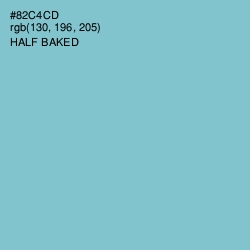 #82C4CD - Half Baked Color Image