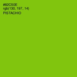 #82C50E - Pistachio Color Image