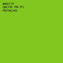 #82C71F - Pistachio Color Image