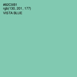 #82C9B1 - Vista Blue Color Image