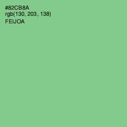 #82CB8A - Feijoa Color Image