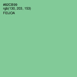 #82CB99 - Feijoa Color Image