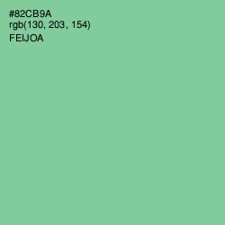 #82CB9A - Feijoa Color Image