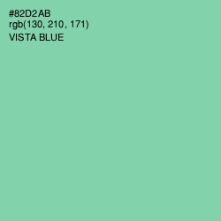 #82D2AB - Vista Blue Color Image