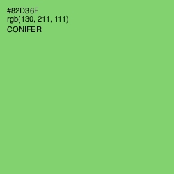 #82D36F - Conifer Color Image