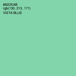 #82D5AB - Vista Blue Color Image