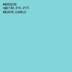 #82D6D9 - Monte Carlo Color Image