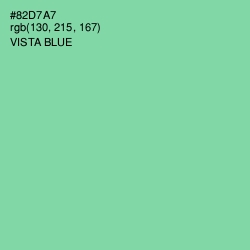 #82D7A7 - Vista Blue Color Image