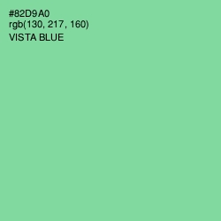 #82D9A0 - Vista Blue Color Image