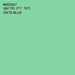 #82D9A7 - Vista Blue Color Image