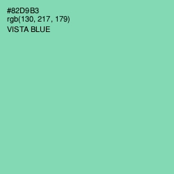 #82D9B3 - Vista Blue Color Image