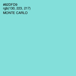 #82DFD9 - Monte Carlo Color Image