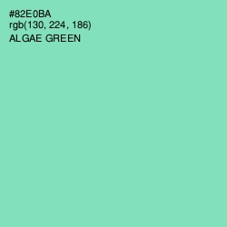 #82E0BA - Algae Green Color Image