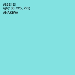#82E1E1 - Anakiwa Color Image