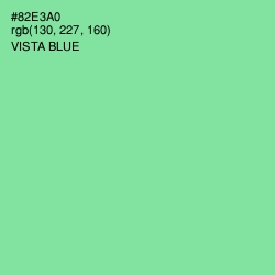 #82E3A0 - Vista Blue Color Image