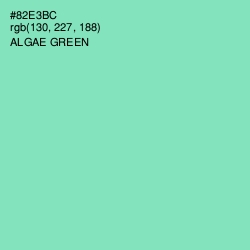 #82E3BC - Algae Green Color Image