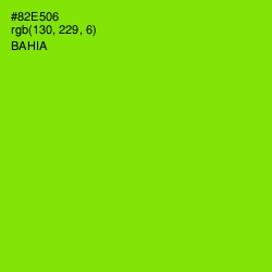 #82E506 - Bahia Color Image