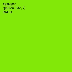 #82E807 - Bahia Color Image