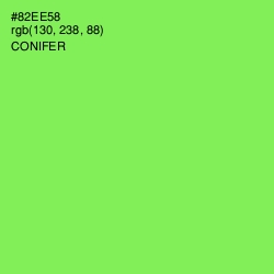 #82EE58 - Conifer Color Image
