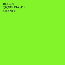 #82F429 - Atlantis Color Image