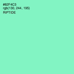 #82F4C3 - Riptide Color Image