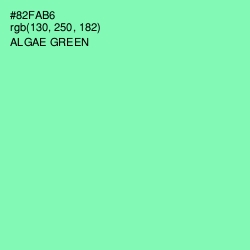 #82FAB6 - Algae Green Color Image