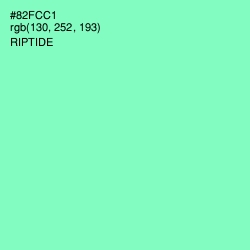 #82FCC1 - Riptide Color Image