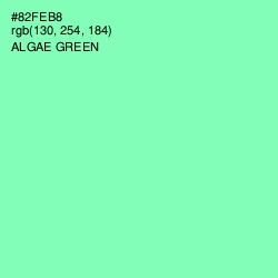 #82FEB8 - Algae Green Color Image