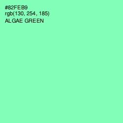 #82FEB9 - Algae Green Color Image