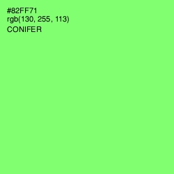 #82FF71 - Conifer Color Image