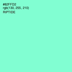 #82FFD2 - Riptide Color Image