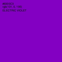 #8300C3 - Electric Violet Color Image