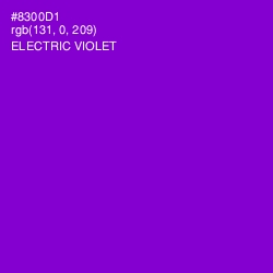 #8300D1 - Electric Violet Color Image