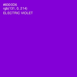 #8300D6 - Electric Violet Color Image